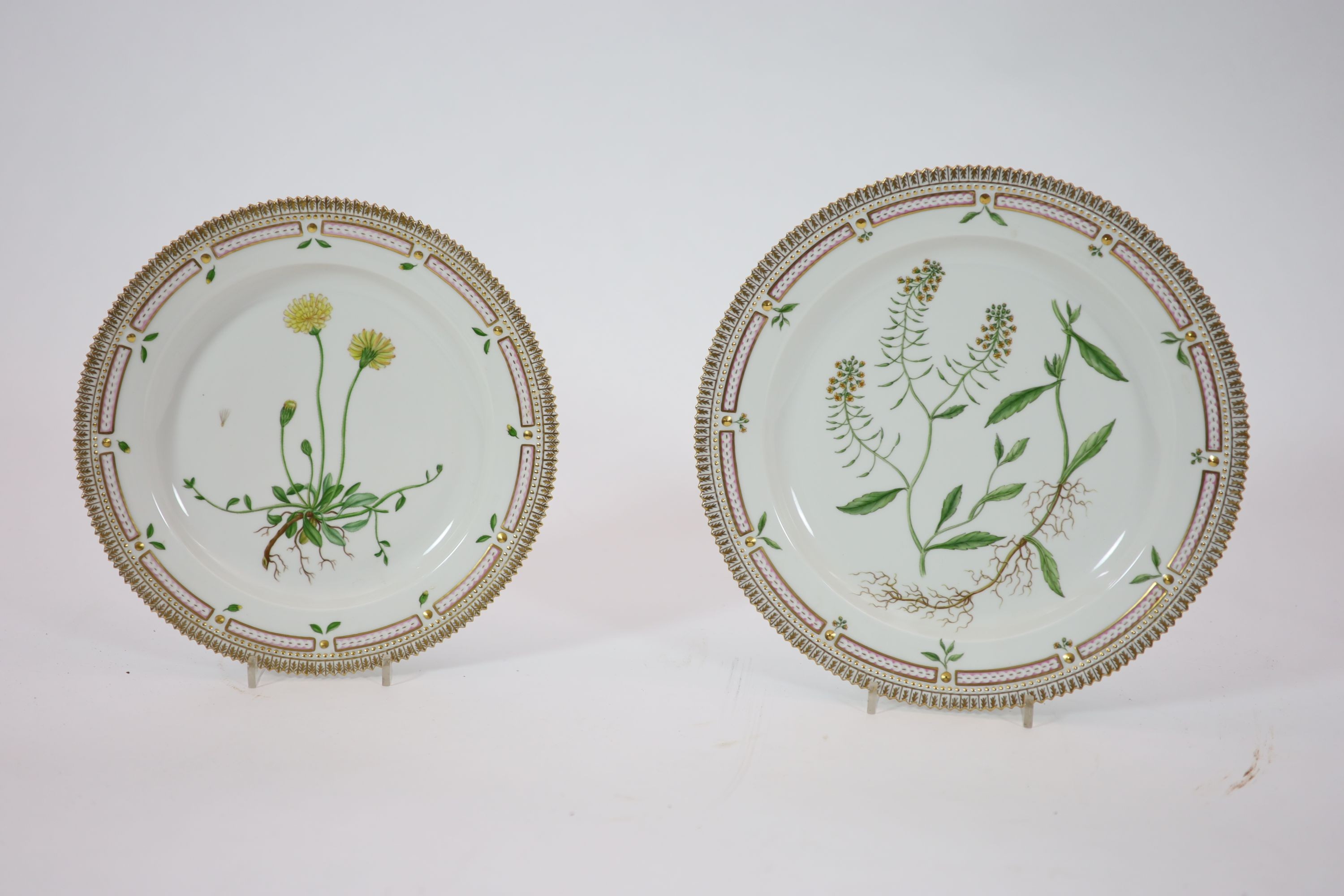 A Royal Copenhagen 'Flora Danica' part dinner service,